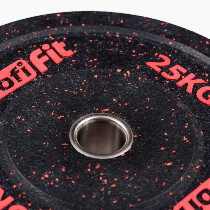 Диск для штанги HI-TEMP с цветными вкраплениями D51 мм PROFI-FIT 25 кг