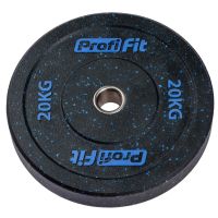 Диск для штанги HI-TEMP с цветными вкраплениями D51 мм PROFI-FIT 20 кг