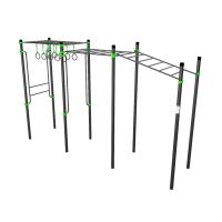 W258 GTO Рукоход с изменением высоты с подвижными кольцами (разноуровневый) ZAVODSPORTA