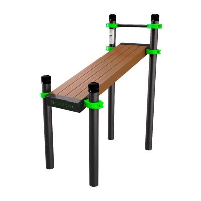 W208 Воркаут Наклонная скамья для упражнений на пресс ZAVODSPORTA