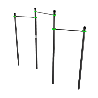 W220 Воркаут Перекладины разноуровневые для подтягивания из виса ZAVODSPORTA