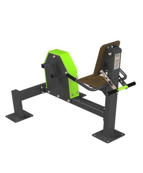 C-1901 Уличный Велотренажер горизонтальный с безынерционным нагрузочным механизмом ZAVODSPORTA