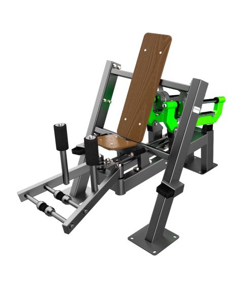 F-2822 Уличный тренажер Разведение ног с переменной нагрузкой ZAVODSPORTA