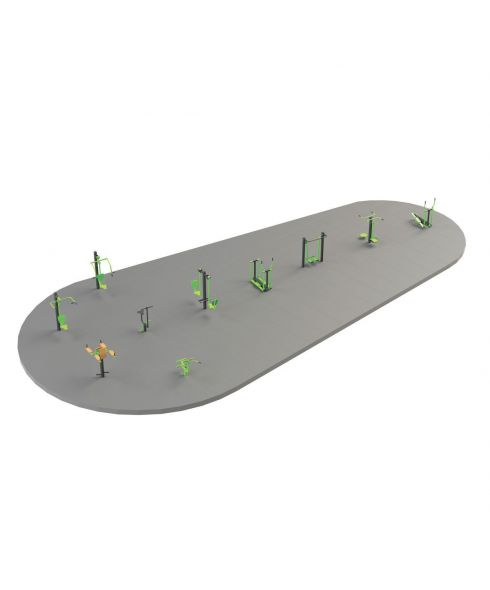 S-1006 Спортивная площадка 181 кв.м ZAVODSPORTA