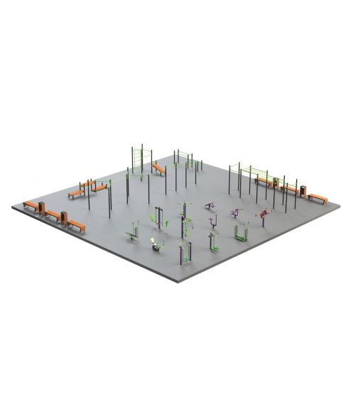 S-1016 Спортивная площадка 400 кв.м ZAVODSPORTA