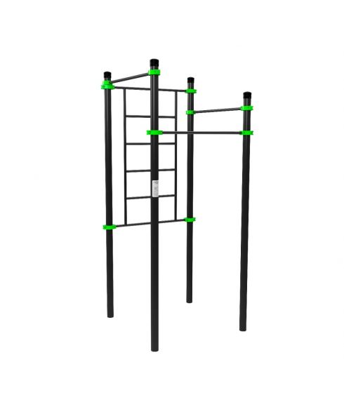 W216 Воркаут (3 перекладины, шведская стенка) ZAVODSPORTA